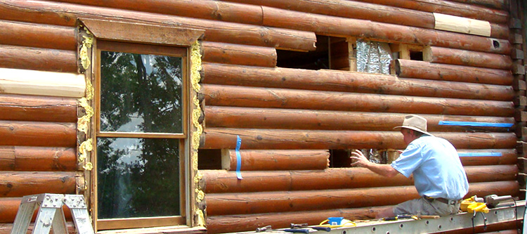 Log Home Repair Radford City, Virginia