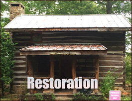 Historic Log Cabin Restoration  Radford City, Virginia